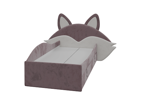 Фокс Кровать с 2 ящиками в мягкой обивке (Лиса)